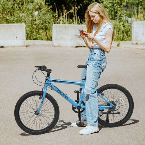 20 Inch Kids Mountain Bike for Boys and Girls , 7/21-Speed Adult Bicycle